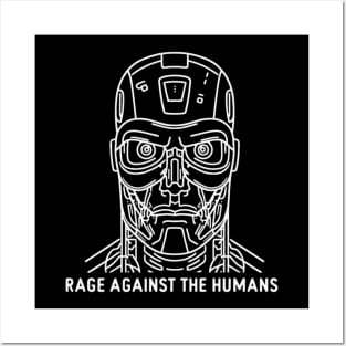 Rage against the humans Posters and Art